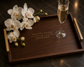 Aircraft Branded Serving Tray, Edge Grain | Walnut