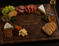 Flight Attendant Branded Charcuterie Board, End Grain | Walnut